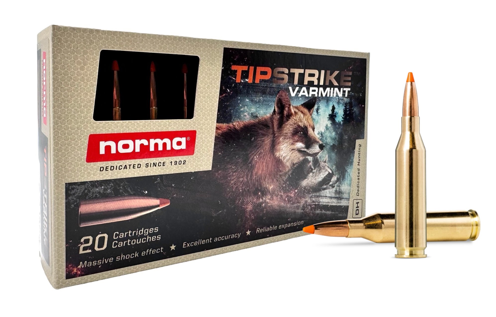 Norma Tipstrike Varmint 243 Win. 4,9g/76gr